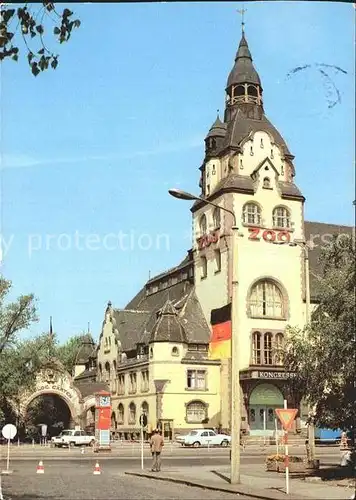 AK / Ansichtskarte Leipzig Kongresshalle Zoo Kat. Leipzig