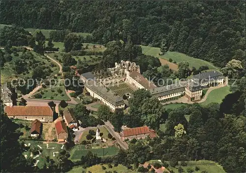 AK / Ansichtskarte Lich Hessen Kloster Arnsburg Fliegeraufnahme mit Ruine Kat. Lich