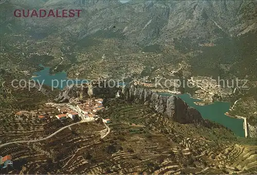 AK / Ansichtskarte Guadalest Fliegeraufnahme Castell de Guadalest