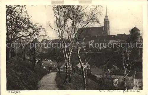 AK / Ansichtskarte Bautzen Altstadt Petrikirche Serie Saechsische Heimatschutz Postkarten Kat. Bautzen