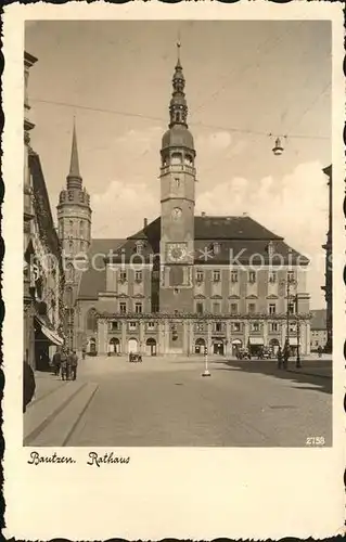 AK / Ansichtskarte Bautzen Rathaus Petriturm Silesa Karte Nr 2758 Kat. Bautzen