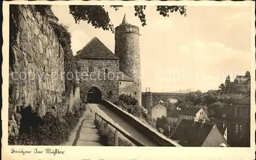 AK / Ansichtskarte Bautzen Muehltor Turm Stadtmauer Silesa Karte Nr 5478 Kat. Bautzen