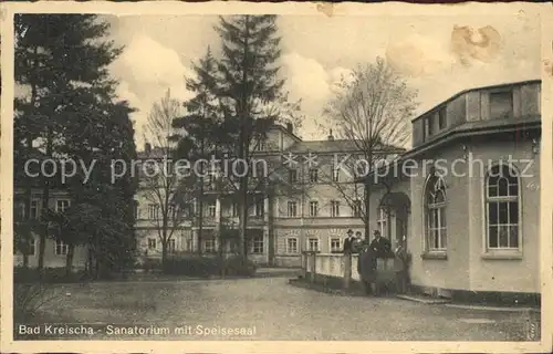 AK / Ansichtskarte Bad Kreischa Sanatorium mit Speisesaal