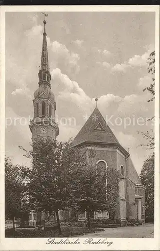 AK / Ansichtskarte Radeberg Sachsen Stadtkirche Erinnerung an Konfirmation Himmelfahrt 1932 Kat. Radeberg