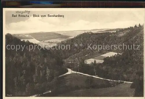 AK / Ansichtskarte Bad Kreischa Panorama Blick vom Bernhardweg