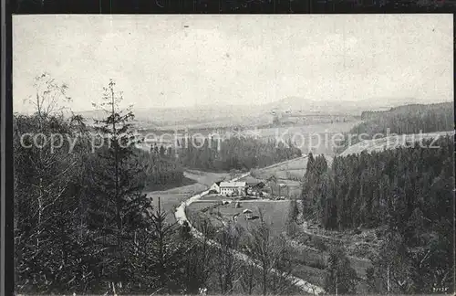 AK / Ansichtskarte Kreischa Teufelsmuehle Blick nach dem Lugberg Reinhardtsgrimma Kat. Kreischa Dresden