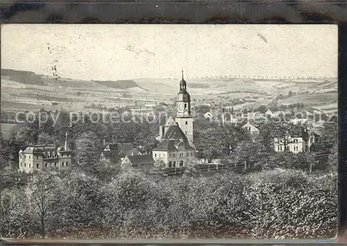 AK / Ansichtskarte Bad Kreischa Ortsansicht mit Kirche