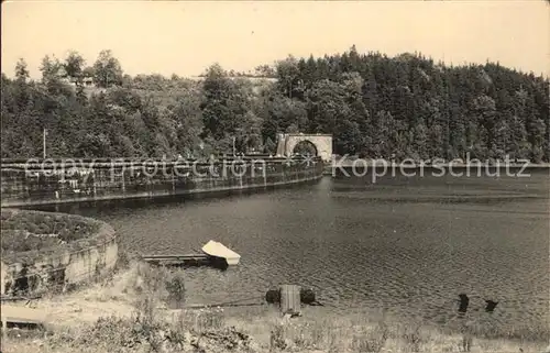 AK / Ansichtskarte Klingenberg Sachsen Talsperre Stausee Kat. Pretzschendorf