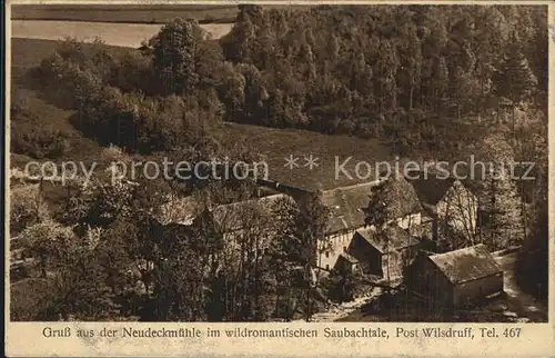AK / Ansichtskarte Wilsdruff Neudeckmuehle im Saubachtal Kat. Wilsdruff