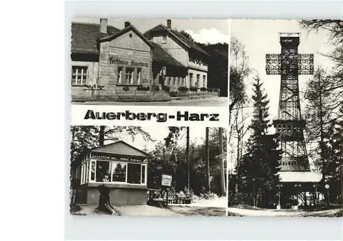 AK / Ansichtskarte Auerberg Harz Gaststaette Auerberg Josephskreuz Kat. Stolberg Harz