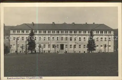 AK / Ansichtskarte Dippoldiswalde Osterzgebirge Kreiskrankenhaus Kat. Dippoldiswalde