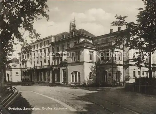AK / Ansichtskarte Kreischa Sanatorium Grosses Kurhaus Kat. Kreischa Dresden