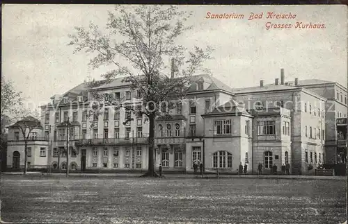 AK / Ansichtskarte Bad Kreischa Sanatorium Grosses Kurhaus Kurheim der Angestelltenversicherung