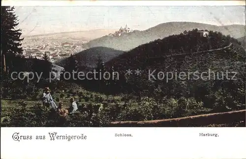 AK / Ansichtskarte Wernigerode Harz Panorama Schloss Harburg Kat. Wernigerode