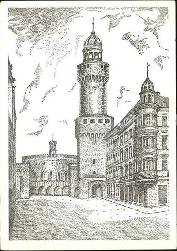 AK / Ansichtskarte Goerlitz Sachsen Kaisertrutz Reichenbacher Turm  Kat. Goerlitz