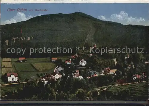 AK / Ansichtskarte Ober Oybin mit Hochwald Zittauer Gebirge