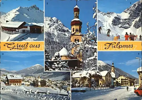 AK / Ansichtskarte Fulpmes Tirol Winterlandschaft Schlick Schizentrum Pfarrkirche Vitus Kat. Fulpmes