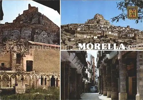 AK / Ansichtskarte Morella Teilansichten Ruine Gasse / Morella /Castellon