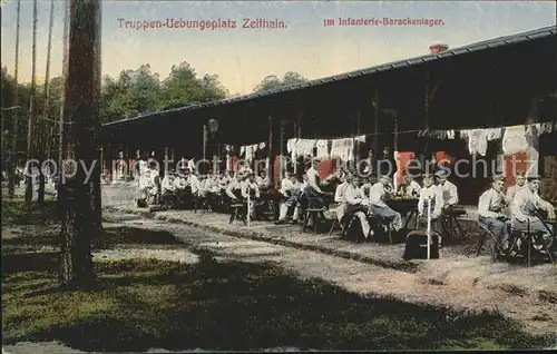 AK / Ansichtskarte Zeithain Truppenuebungsplatz Infanterie Barackenlager Kat. Zeithain