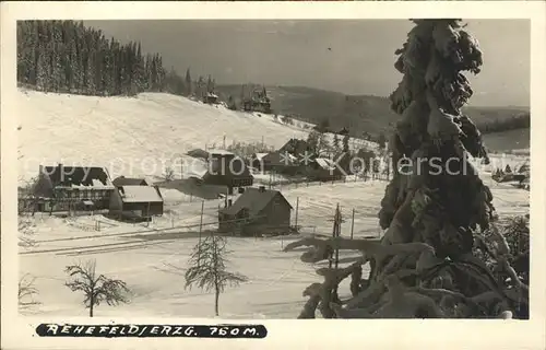 AK / Ansichtskarte Rehefeld Zaunhaus Winterpanorama Kat. Altenberg