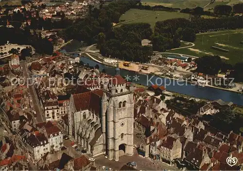 AK / Ansichtskarte Dole Jura Fliegeraufnahme der Basilika Kat. Dole