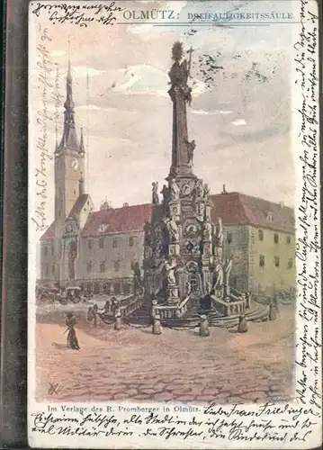 AK / Ansichtskarte Olmuetz Olomouc Dreifaltigkeitssaeule / Olomouc /