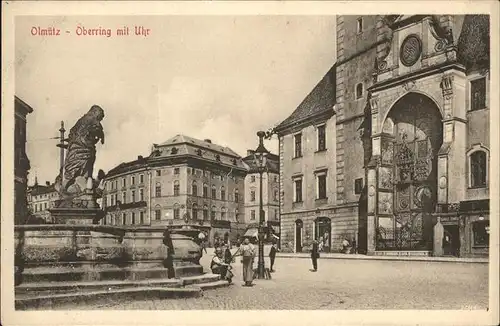 AK / Ansichtskarte Olmuetz Olomouc Oberring Uhr / Olomouc /