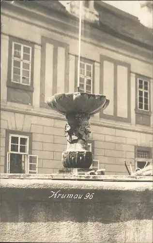 AK / Ansichtskarte Krumau Tschechien Brunnen / Cesky Krumlov /