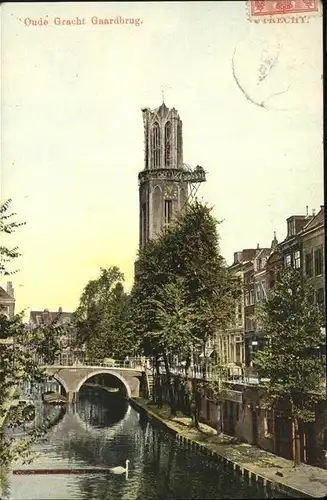 AK / Ansichtskarte Utrecht Oude Gracht Gaardbrug / Utrecht /