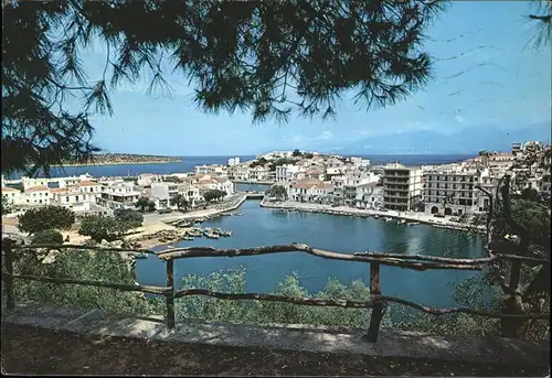 AK / Ansichtskarte Agios Nikolaos Gesamtansicht auf die Lagune Kat. Agios Nikolaos