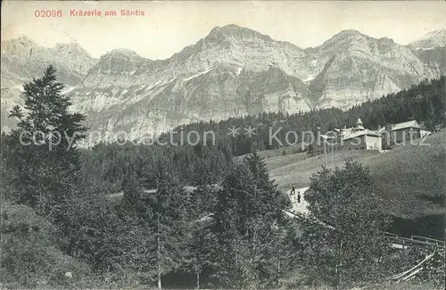 AK / Ansichtskarte Urnaesch AR Kraezerle am Saentis / Urnaesch /Bz. Hinterland