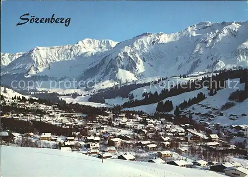 AK / Ansichtskarte Soerenberg LU mit Brienzer Rothorn  / Soerenberg /Bz. Entlebuch