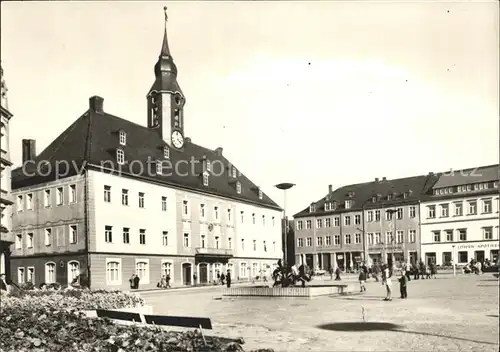 AK / Ansichtskarte Buchholz Annaberg Markt Rathaus Kat. Annaberg Erzgebirge