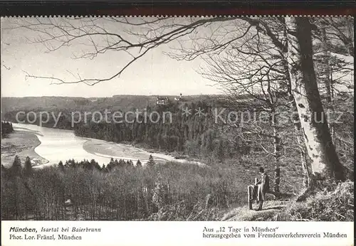 AK / Ansichtskarte Baierbrunn Panorama Isartal Wandern Aus "12 Tage in Muenchen" Kat. Baierbrunn