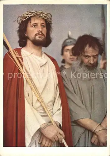 AK / Ansichtskarte Passionsspiele Oberammergau Christus und Barabbas  Kat. Events