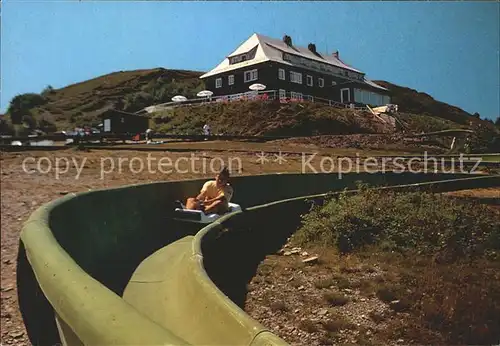 AK / Ansichtskarte Grand Ballon Sommerrodelbahn Berghotel Grosser Belchen Kat. Guebwiller