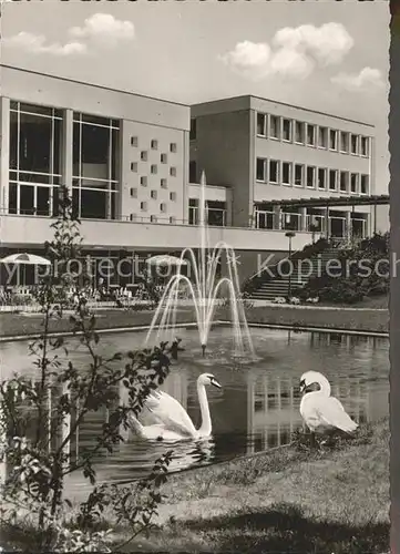 AK / Ansichtskarte Endbach Bad Kurhaus Buergerhaus Schwaene Kat. Bad Endbach