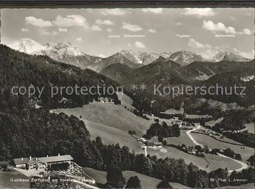 AK / Ansichtskarte Berchtesgaden Gasthaus Zipfhaeusl am Soleleitungsweg Kat. Berchtesgaden