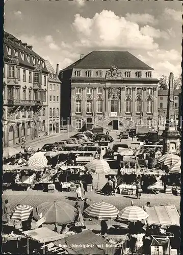 AK / Ansichtskarte Bonn Rhein Marktplatz Rathaus Kat. Bonn