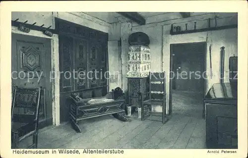 AK / Ansichtskarte Wilsede Lueneburger Heide Heidemuseum Altenteilerstube / Bispingen /Soltau-Fallingbostel LKR