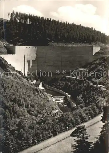 AK / Ansichtskarte Okertalsperre Sperrmauer  Kat. Goslar