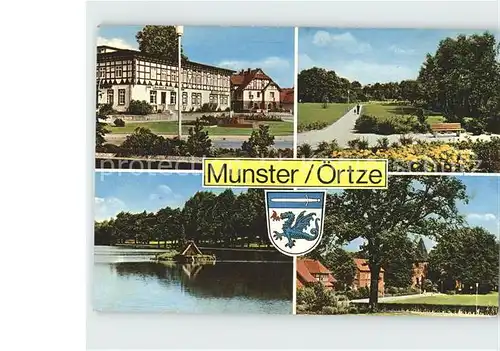 AK / Ansichtskarte Munster oertze See Park Kat. Munster