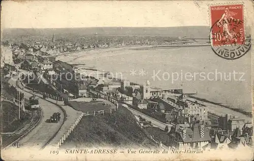 AK / Ansichtskarte Nice Havrais Seine Maritime Strasse ueber dem Meer Kat. Le Havre