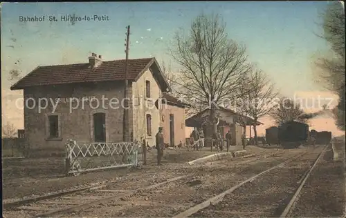 AK / Ansichtskarte Saint-Hilaire-le-Petit Bahnhof / Saint-Hilaire-le-Petit /Arrond. de Reims