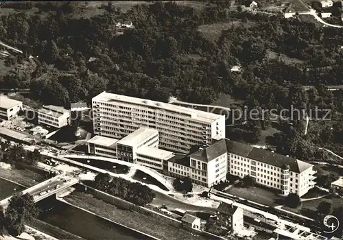 AK / Ansichtskarte Pforzheim Staedtisches Krankenhaus Fliegeraufnahme Kat. Pforzheim