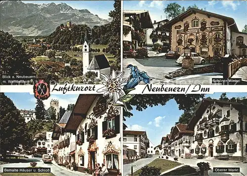 AK / Ansichtskarte Neubeuern mit Wendelstein Schoener Winkel Schloss Kat. Neubeuern Inn