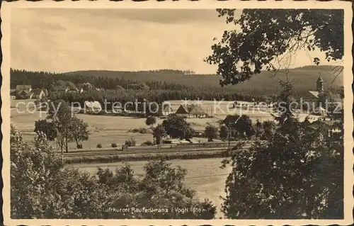 AK / Ansichtskarte Rautenkranz Vogtland Teilansicht Luftkurort Kat. Morgenroethe Rautenkranz