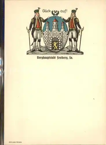 AK / Ansichtskarte Freiberg Sachsen Wappen Kat. Freiberg