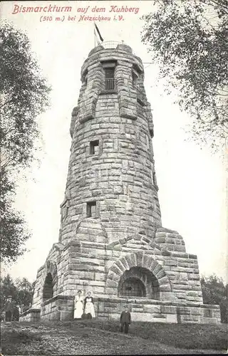 AK / Ansichtskarte Netzschkau Bismarckturm auf dem Kuhberg Kat. Netzschkau