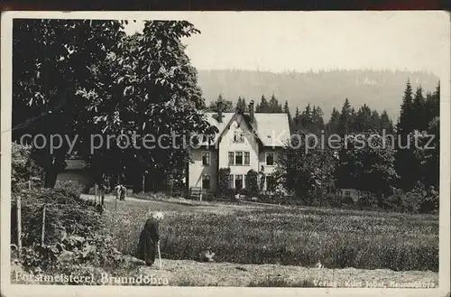 AK / Ansichtskarte Brunndoebra Forstmeisterei Kat. Klingenthal Sachsen